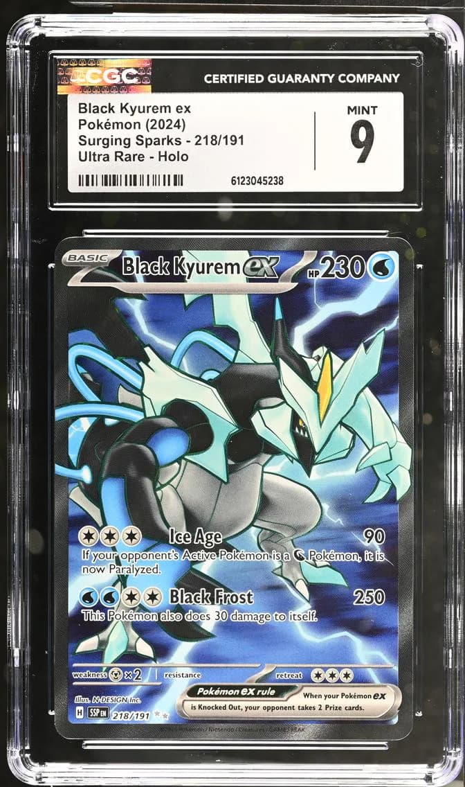 Black Kyurem ex, Surging Sparks, CGC 9