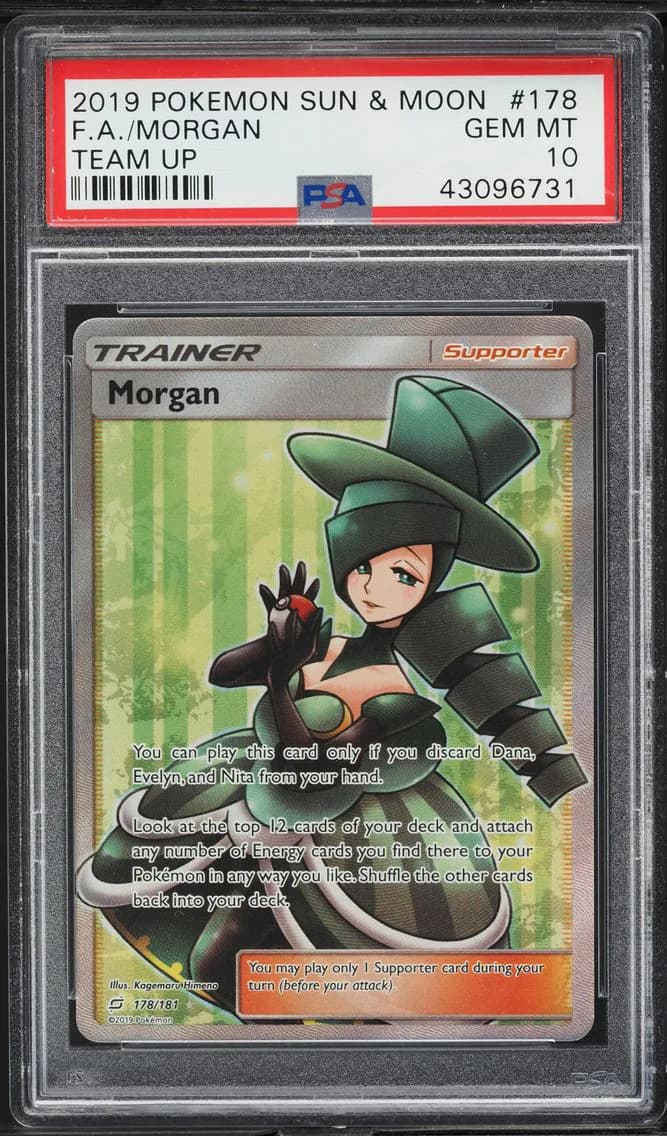 Morgan, Sun & Moon Team Up, PSA 10