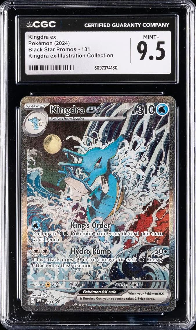 Kingdra EX, Black Star Promos - Scarlet & Violet SVP EN, CGC 9.5
