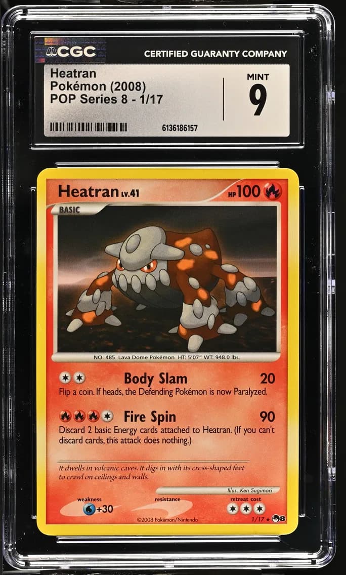 Heatran, POP Series 8, CGC 9