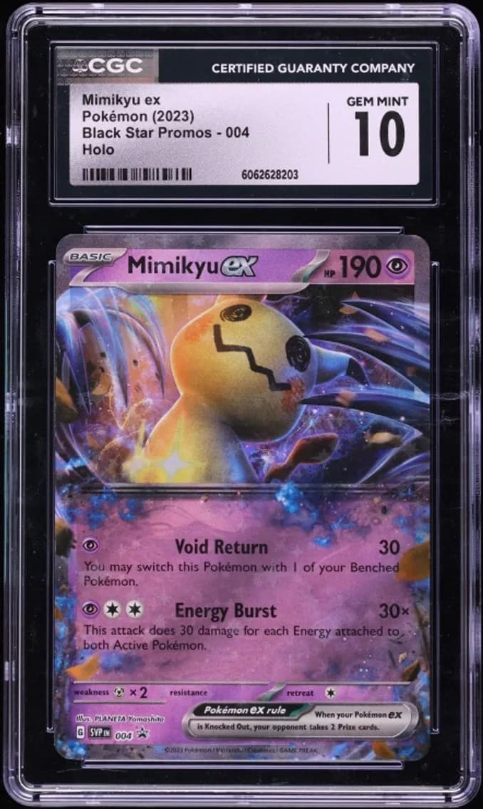 Mimikyu ex, Black Star Promos - Scarlet & Violet SVPEN, CGC 10