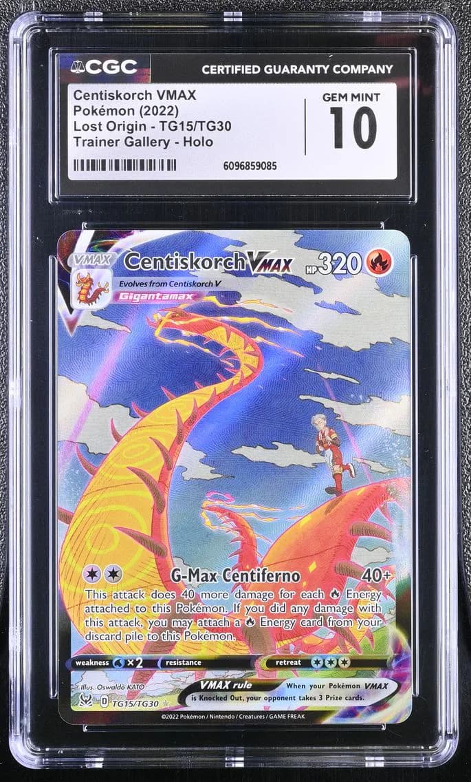 Centiskorch VMAX, Lost Origin, CGC 10