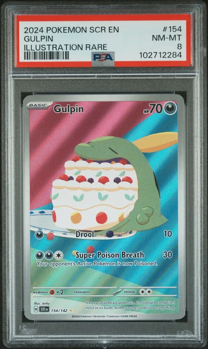 Gulpin, Stellar Crown, PSA 8