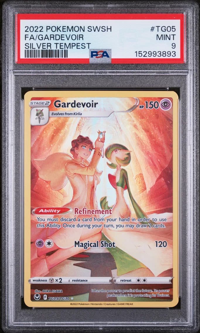 Gardevoir, Sword & Shield Silver Tempest, PSA 9