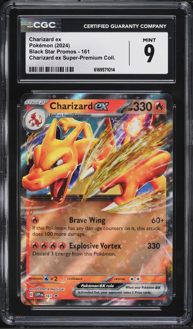 Charizard ex, Black Star Promos - Scarlet & Violet SVP EN, CGC 9