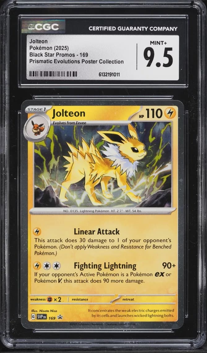 Jolteon, Black Star Promos - Scarlet & Violet SVP EN, CGC 9.5