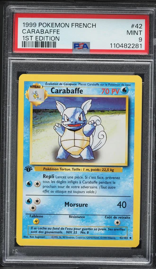 Carabaffe 1st Edition, French, PSA 9