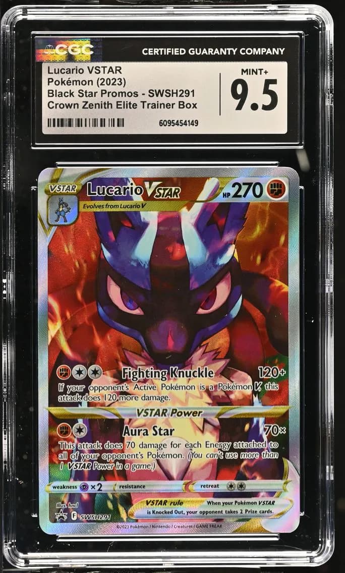 Lucario VSTAR, Black Star Promos - Sword & Shield, CGC 9.5