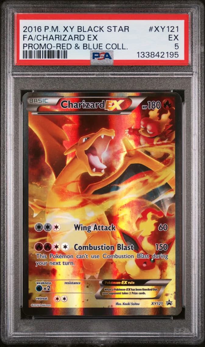 Charizard EX, XY Black Star Promo, PSA 5