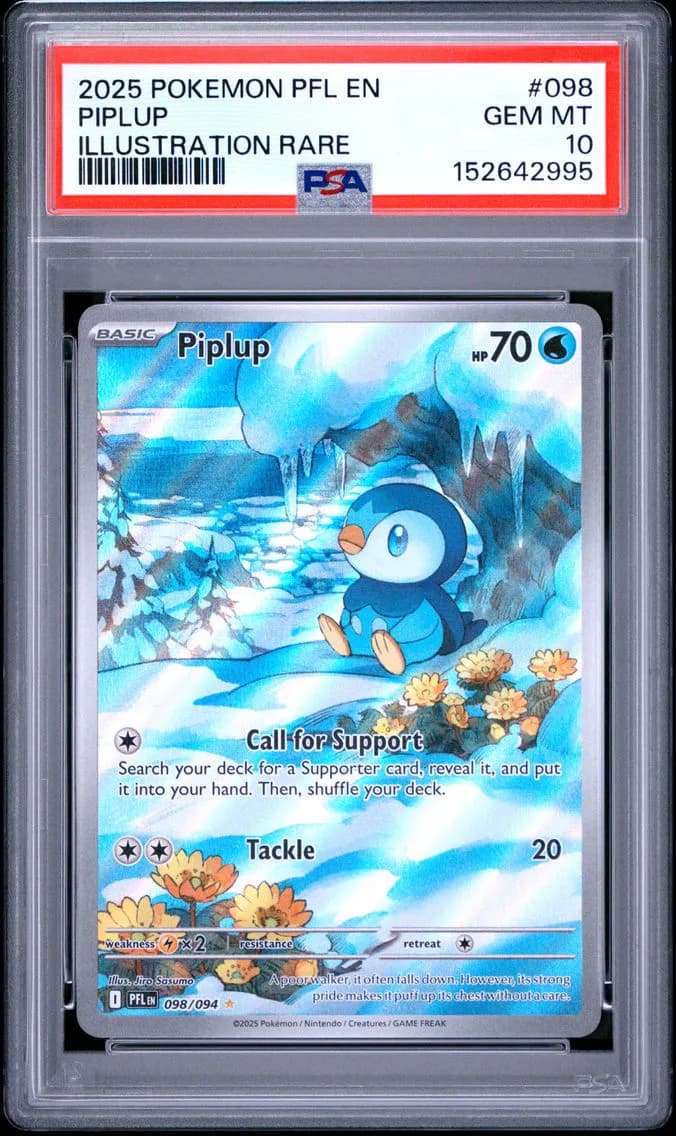 Piplup, Phantasmal Flames, PSA 10