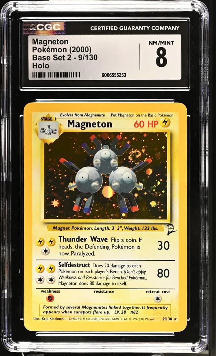 Magneton, Base Set 2, CGC 8