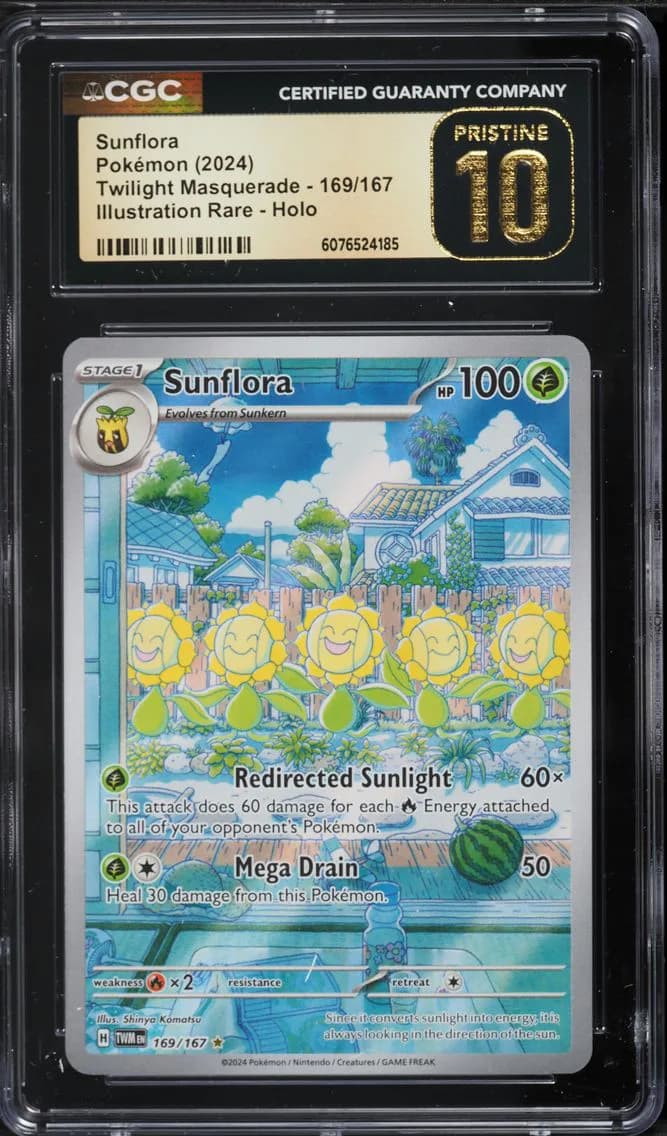 Sunflora, Twilight Masquerade, CGC 10