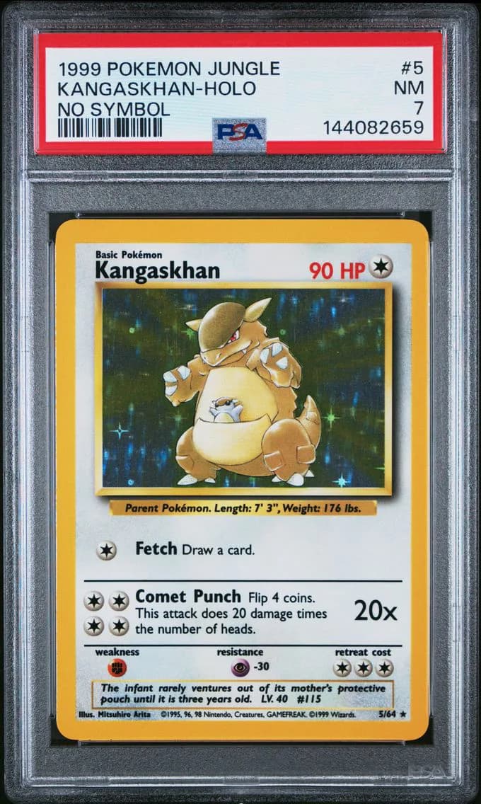 Kangaskhan-Holo, Jungle, PSA 7