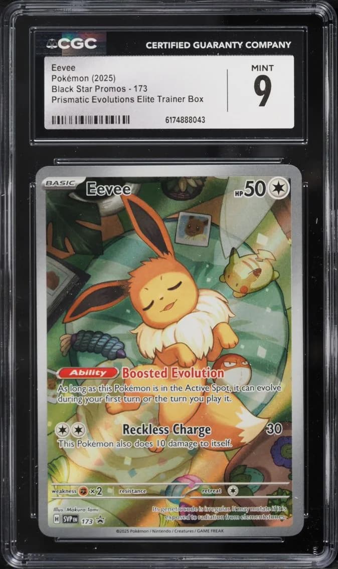 Eevee, Black Star Promos - Scarlet & Violet SVP EN, CGC 9