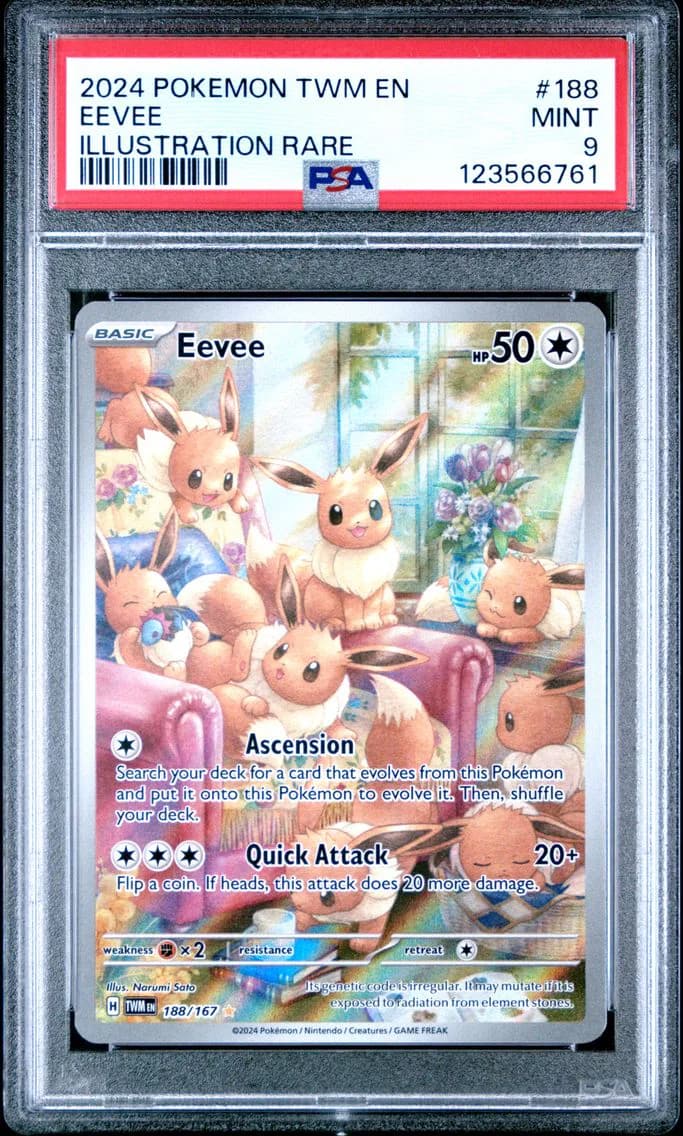 Eevee, Twilight Masquerade, PSA 9