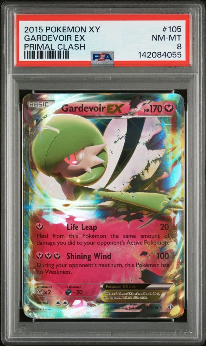 Gardevoir EX, XY Primal Clash, PSA 8