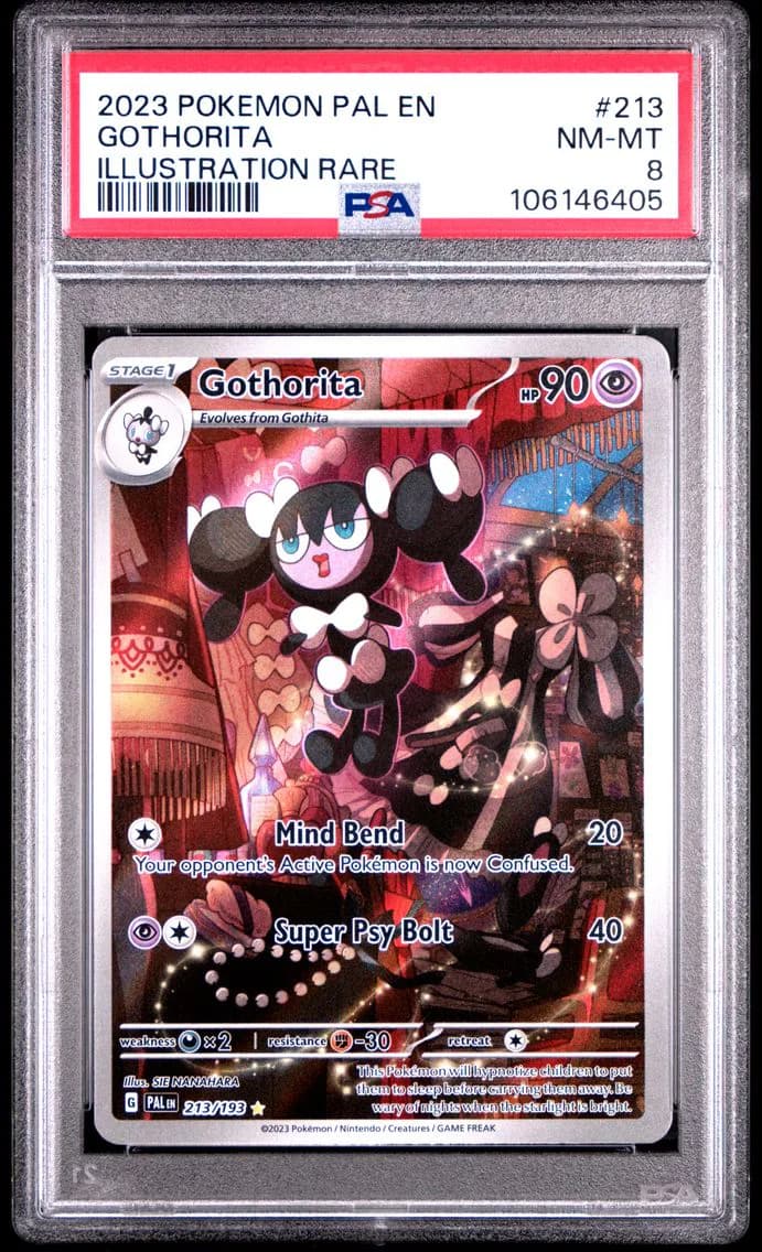 Gothorita, Paldea Evolved, PSA 8