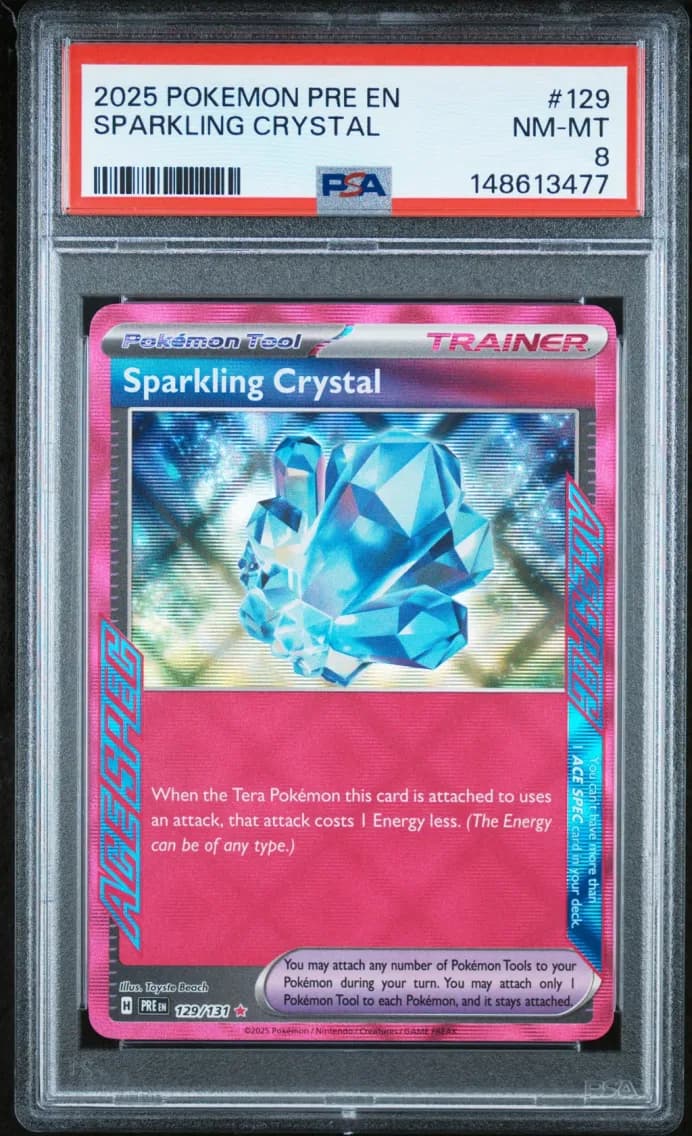 Sparkling Crystal, Prismatic Evolutions, PSA 8