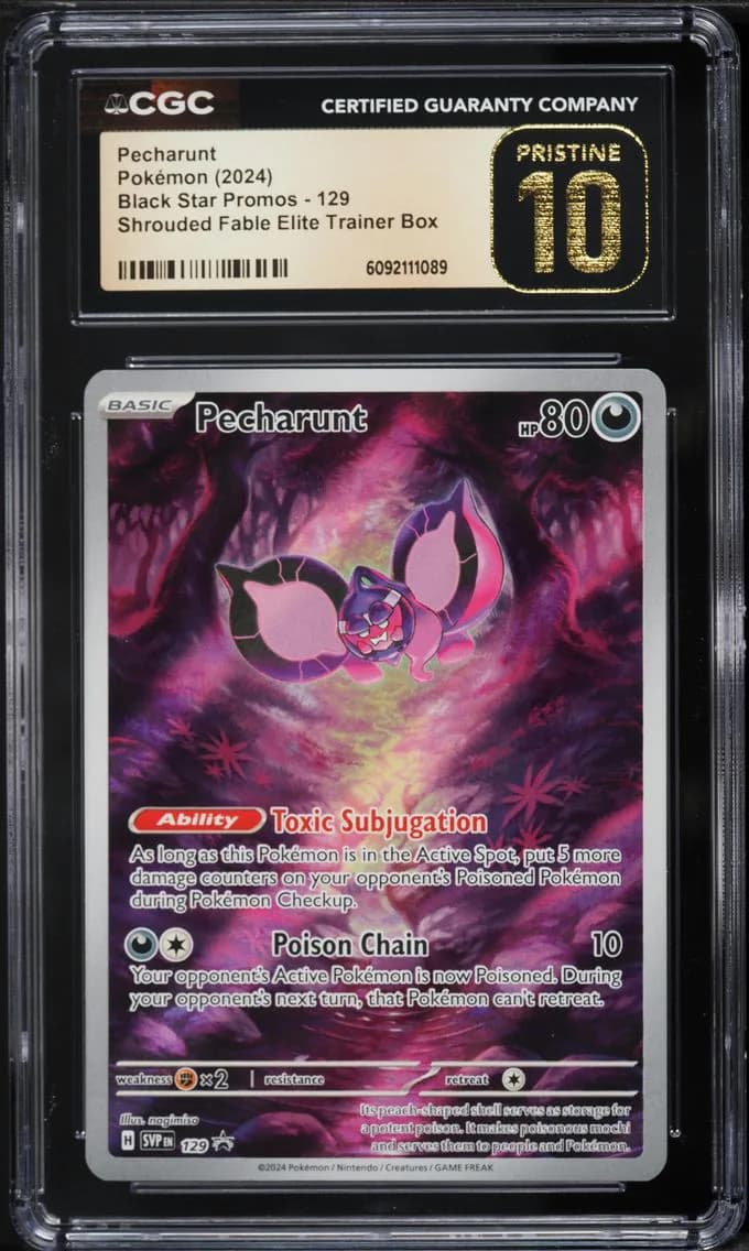 Pecharunt, Black Star Promos - Scarlet & Violet SVP EN, CGC 10