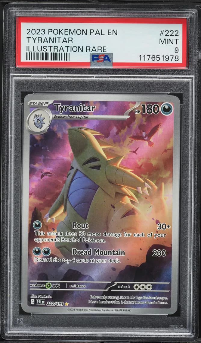 Tyranitar, Paldea Evolved, PSA 9