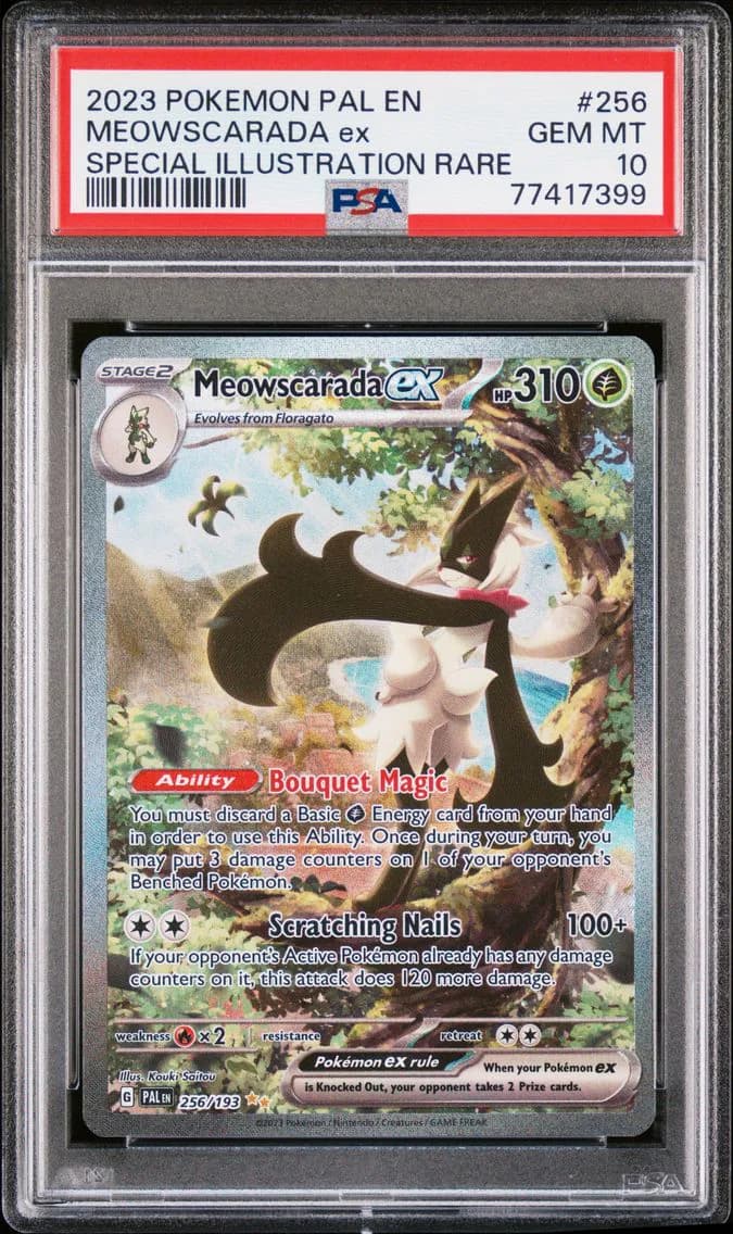 Meowscarada EX, Paldea Evolved, PSA 10