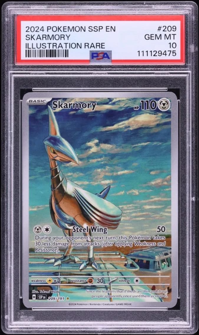Skarmory, Surging Sparks, PSA 10