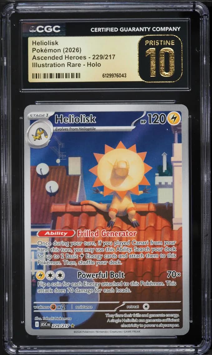 IR Heliolisk, Ascended Heroes, CGC 10