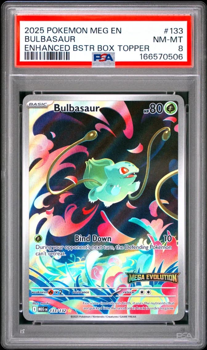 Bulbasaur, Mega Evolution, PSA 8