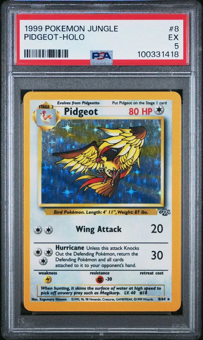 Pidgeot-Holo, Jungle, PSA 5