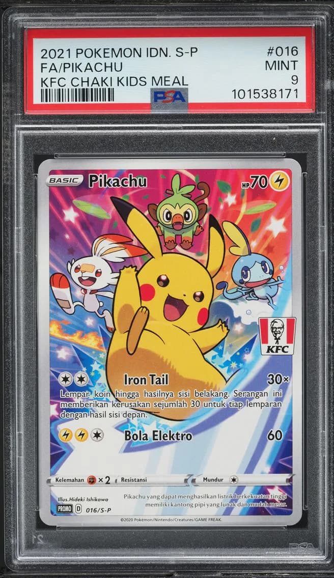 Pikachu, Indonesian S Promo, PSA 9