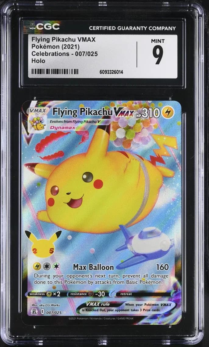 Flying Pikachu VMAX, Celebrations, CGC 9