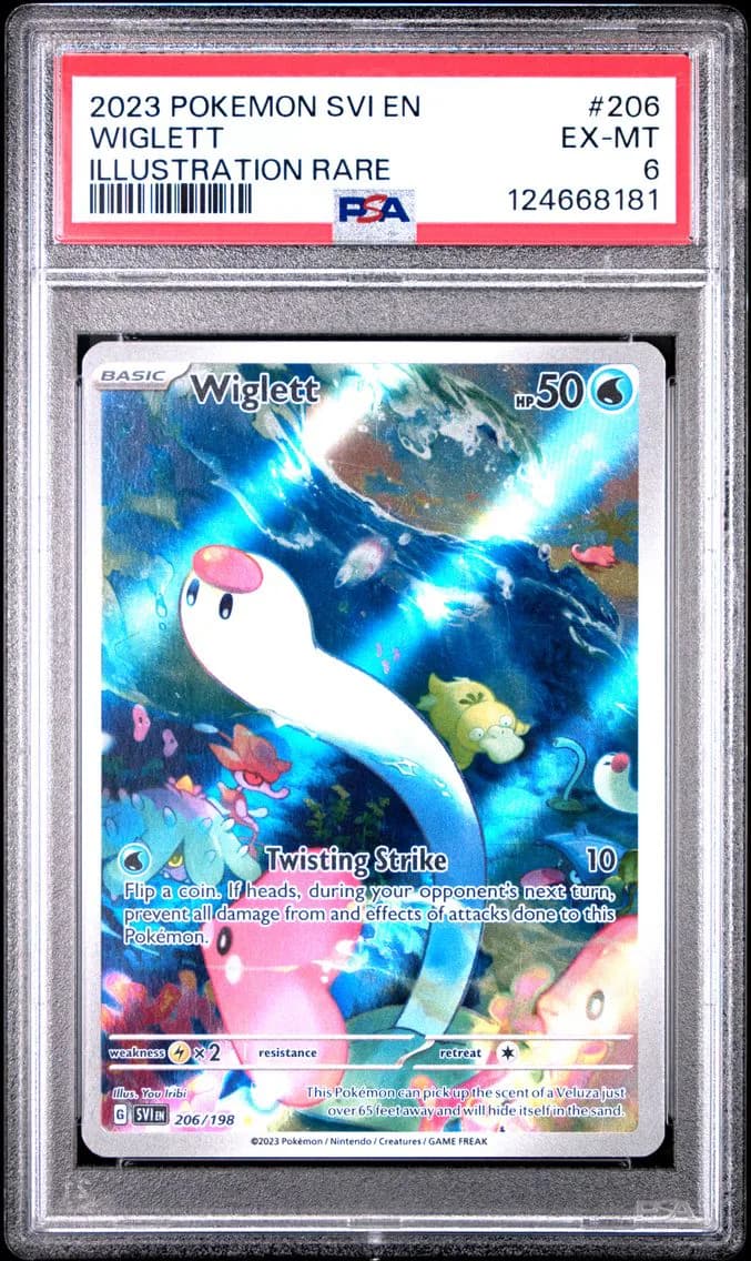 Wiglett, Scarlet & Violet, PSA 6