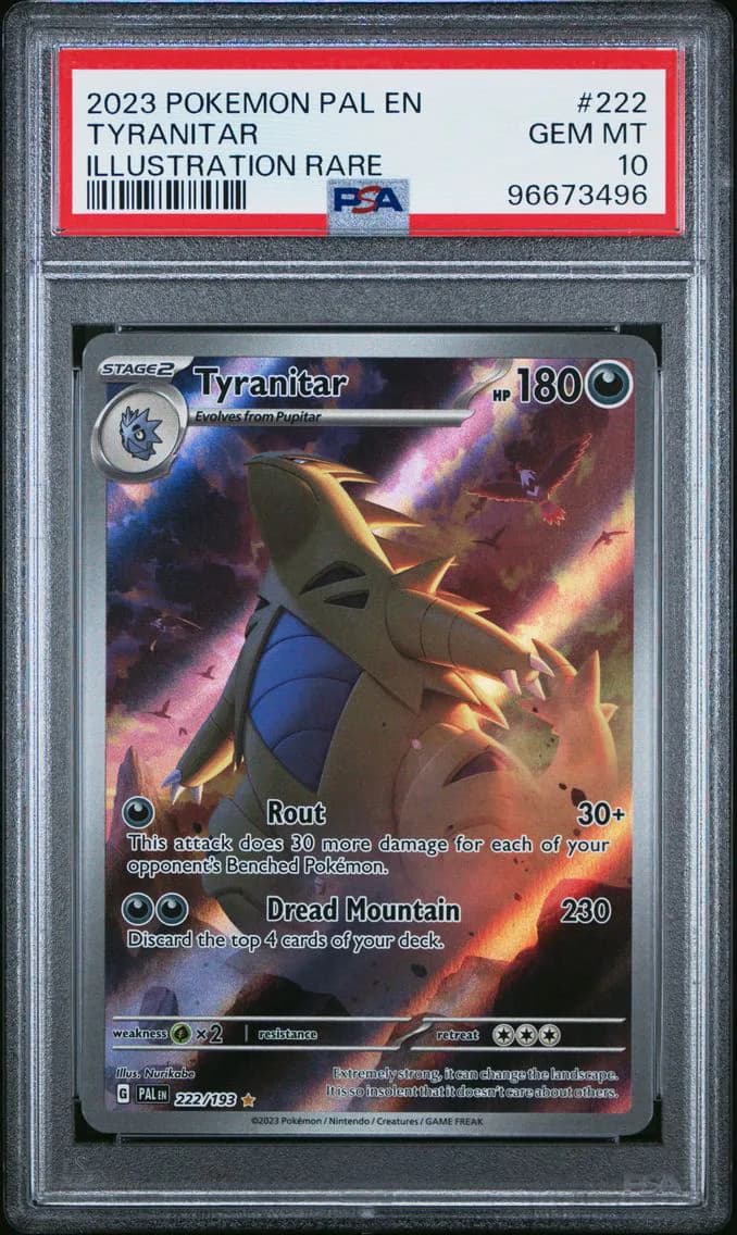 Tyranitar, Paldea Evolved, PSA 10