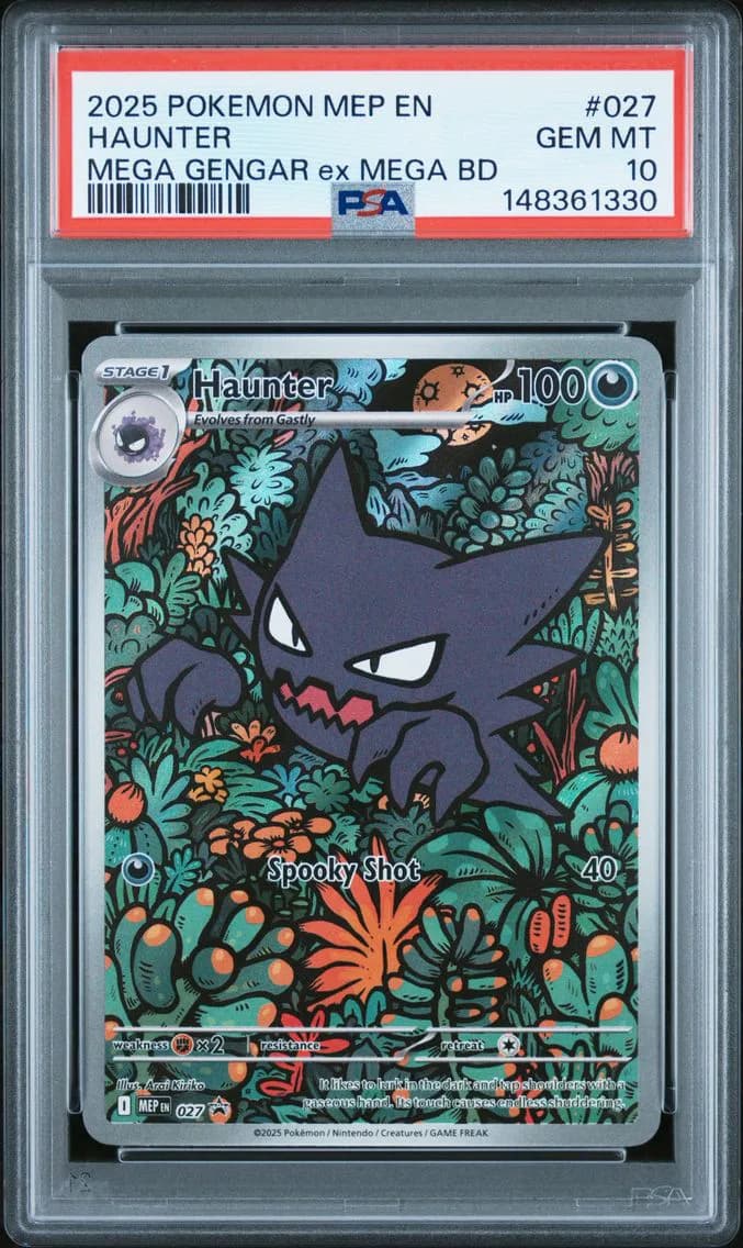Haunter, Me Black Star Promo, PSA 10
