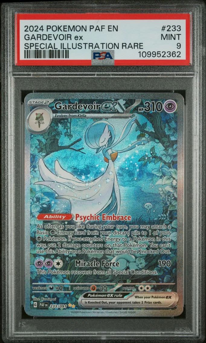 Gardevoir EX, Paldean Fates, PSA 9