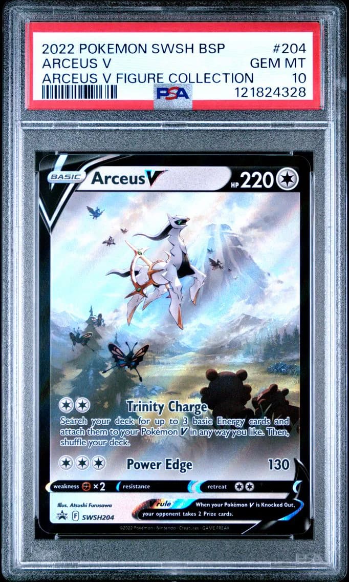 Arceus V, Swsh Black Star Promo, PSA 10