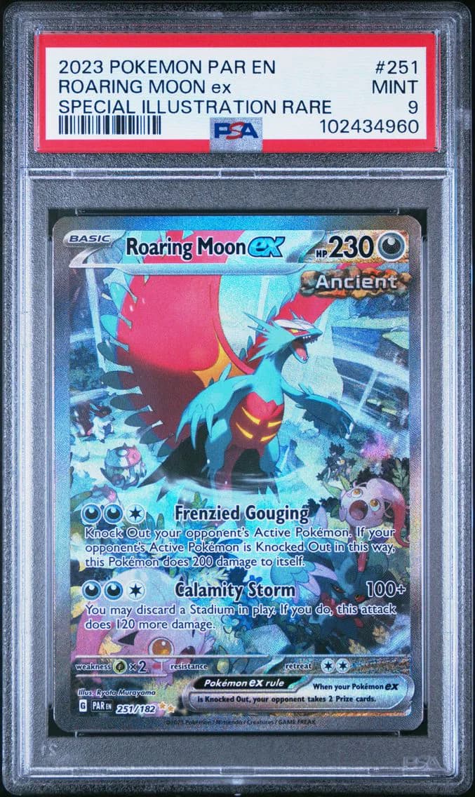 Roaring Moon EX, Paradox Rift, PSA 9