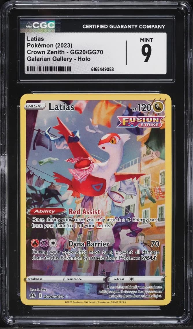 Latias, Crown Zenith, CGC 9