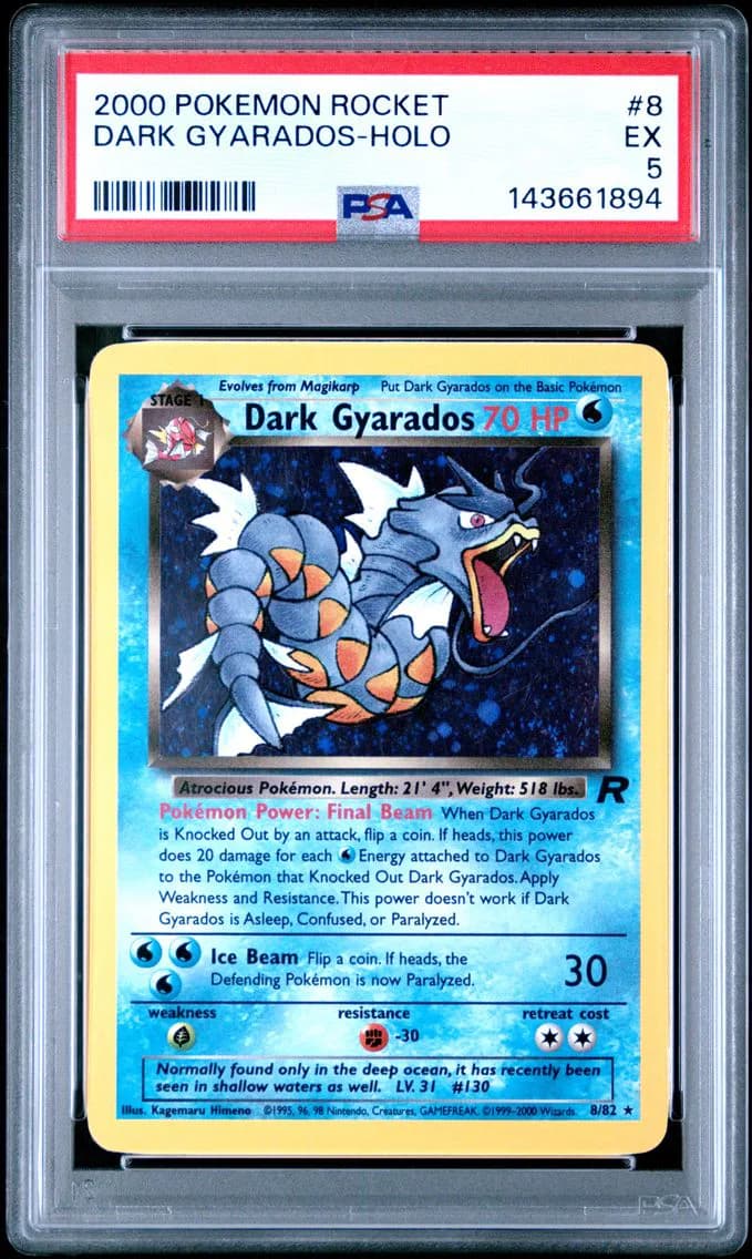 Dark Gyarados-Holo, Rocket, PSA 5