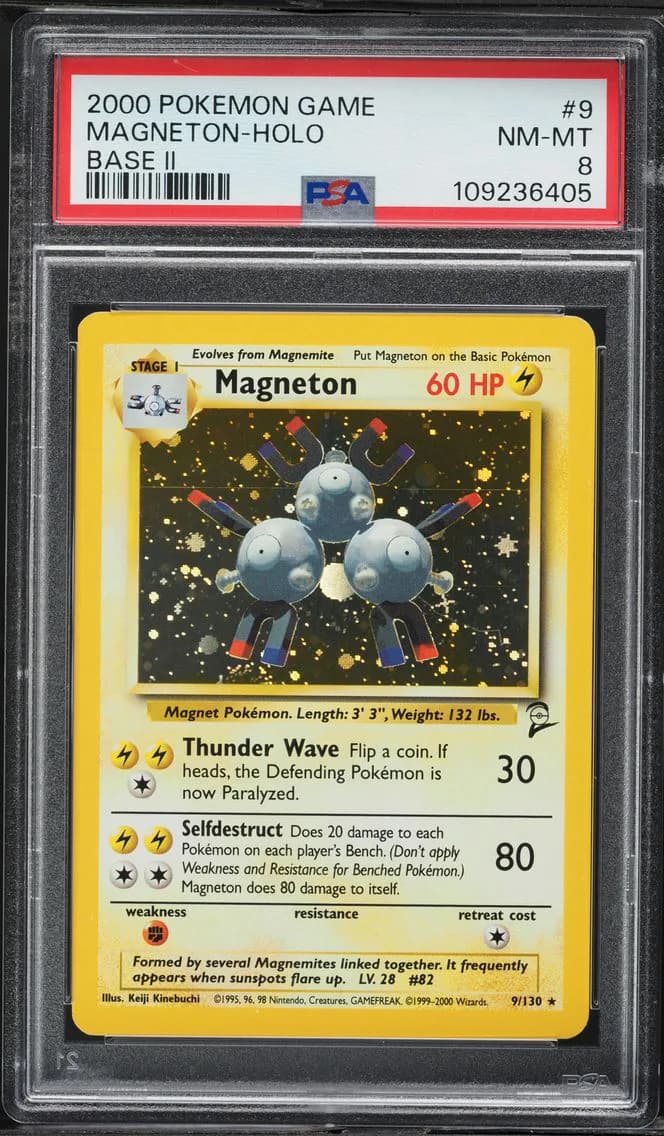 Magneton-Holo, Game Base II, PSA 8