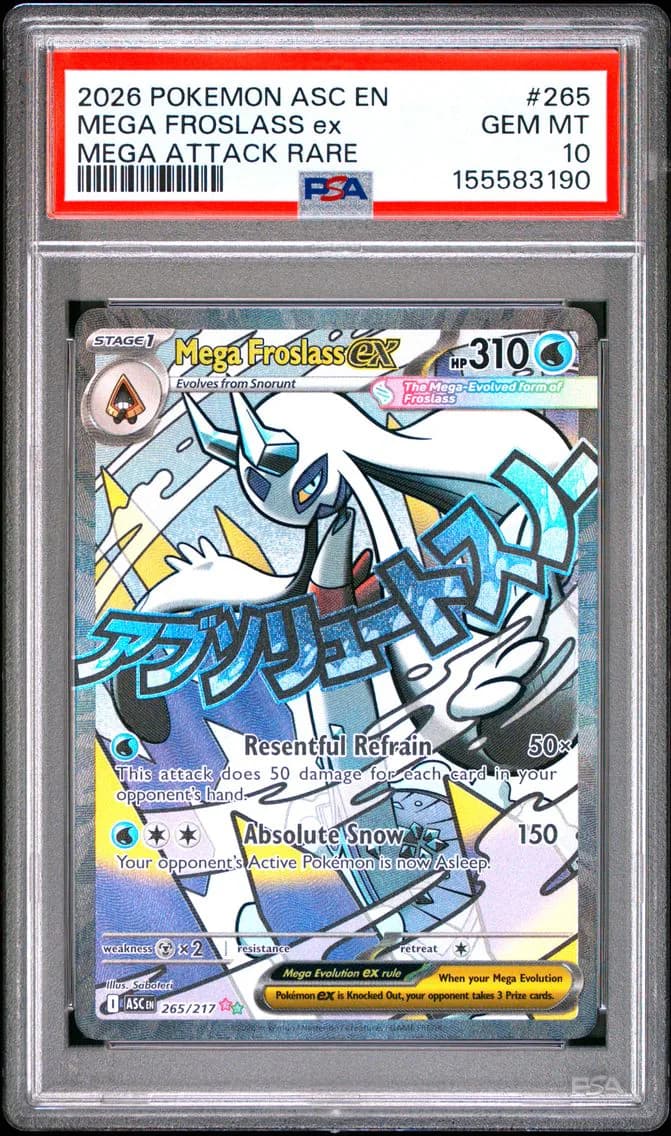 Mega Froslass EX, Ascended Heroes, PSA 10