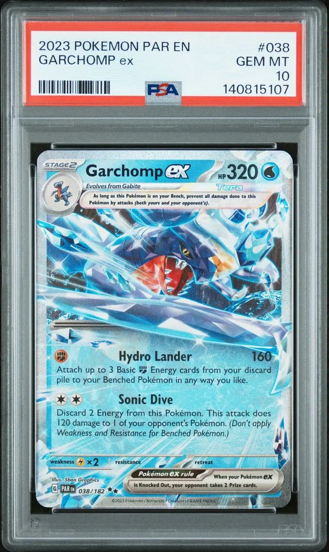 Garchomp EX, Paradox Rift, PSA 10