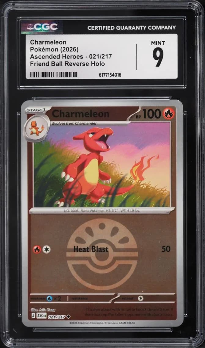 Charmeleon, Ascended Heroes, CGC 9