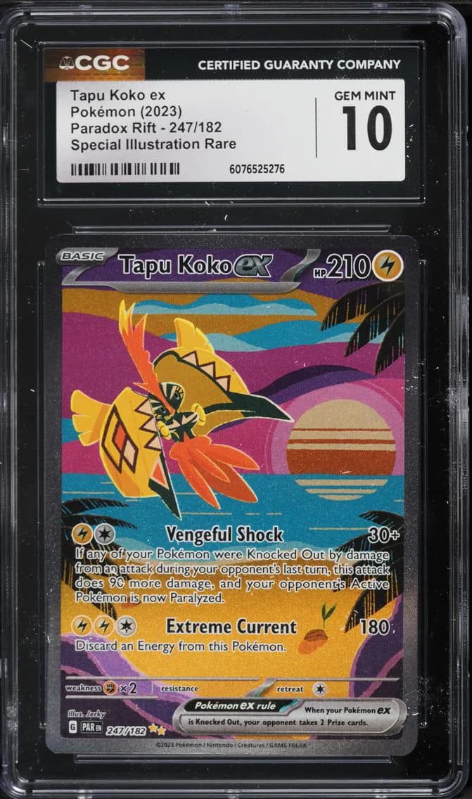Tapu Koko EX, Paradox Rift, CGC 10