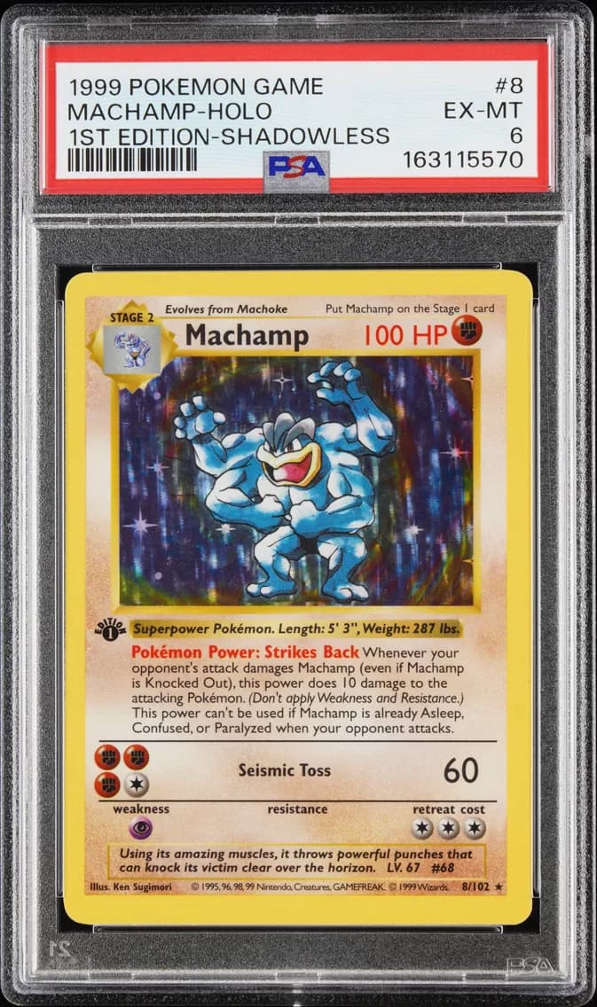 Machamp-Holo, Game, PSA 6