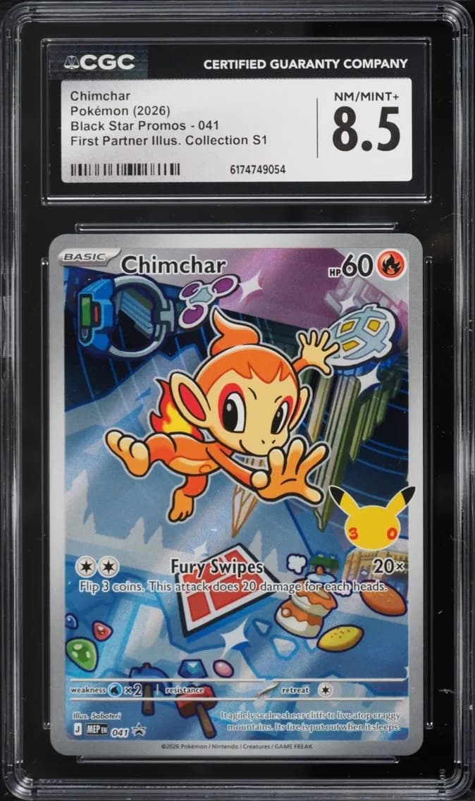 Chimchar, Black Star Promos - Mega Evolution MEP EN, CGC 8.5