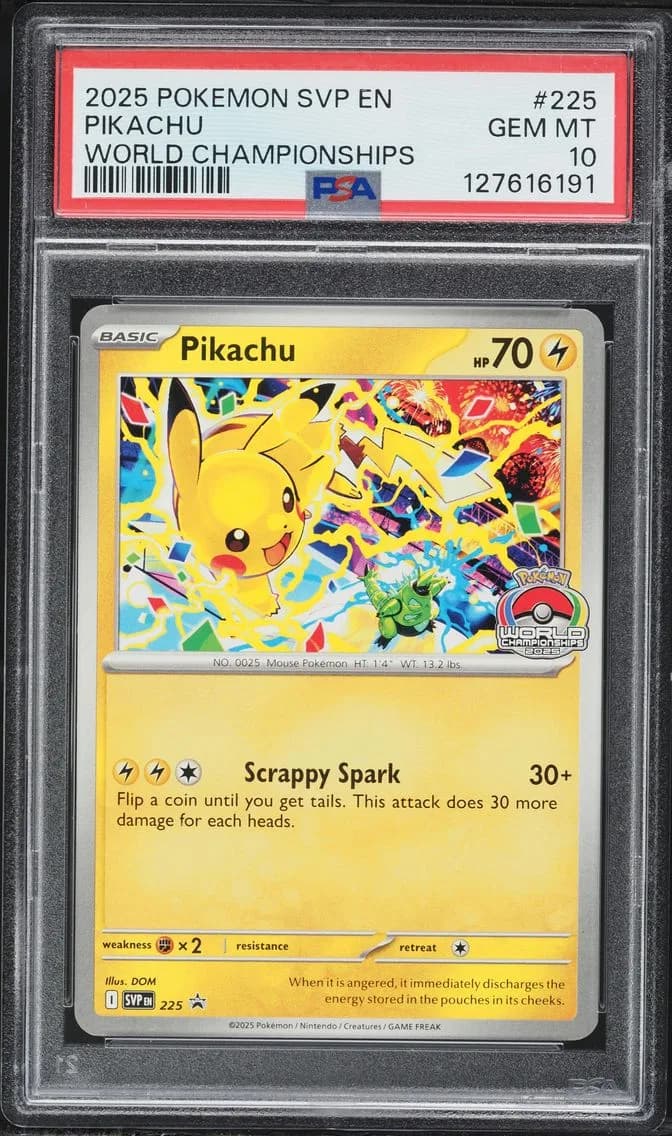 Pikachu, SV Black Star Promo, PSA 10