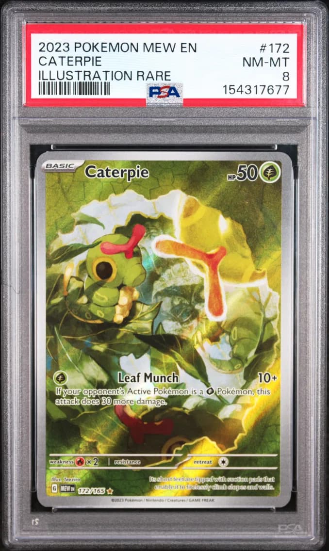 Caterpie, 151, PSA 8