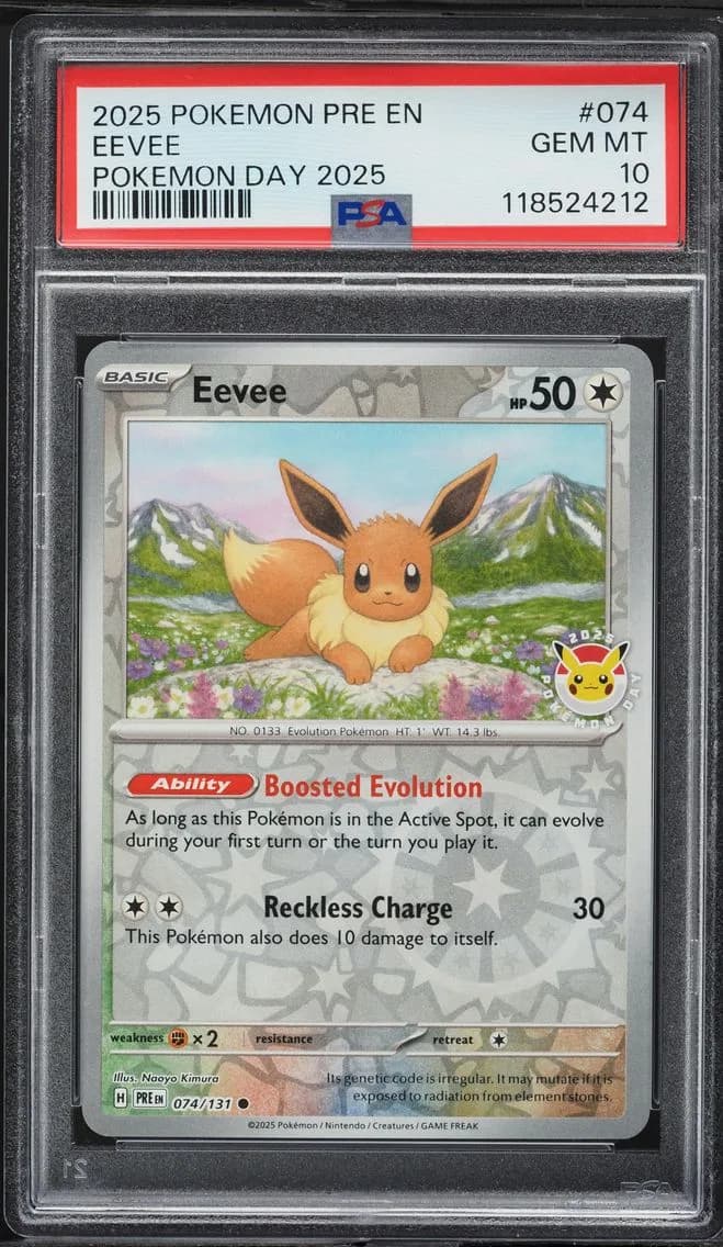 Eevee, Prismatic Evolutions, PSA 10