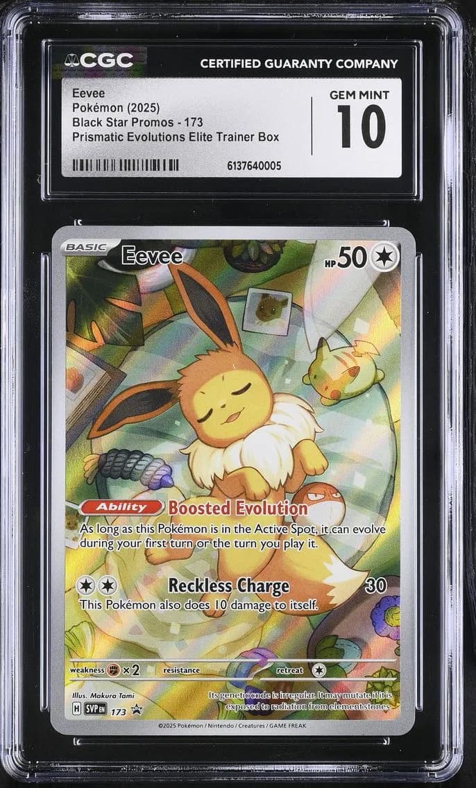 Eevee, Black Star Promos - Scarlet & Violet SVP EN, CGC 10